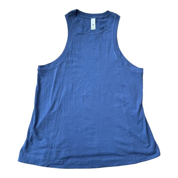 Lululemon Periwinkle Blue Tank Top Cotton Blend Women's Size 2 - Picture 1 of 4